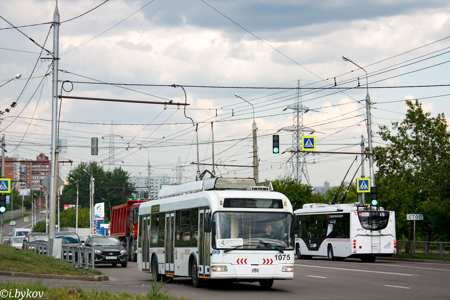 Красноярск, БКМ 321 № 1075