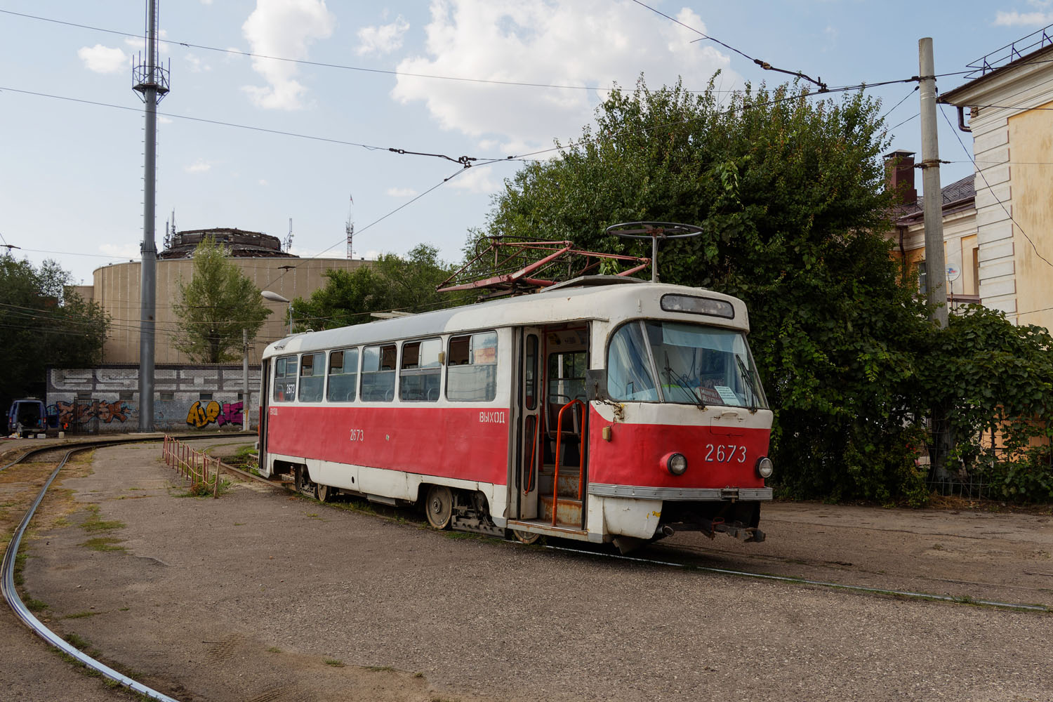 Волгоград, Tatra T3SU (двухдверная) № 2673