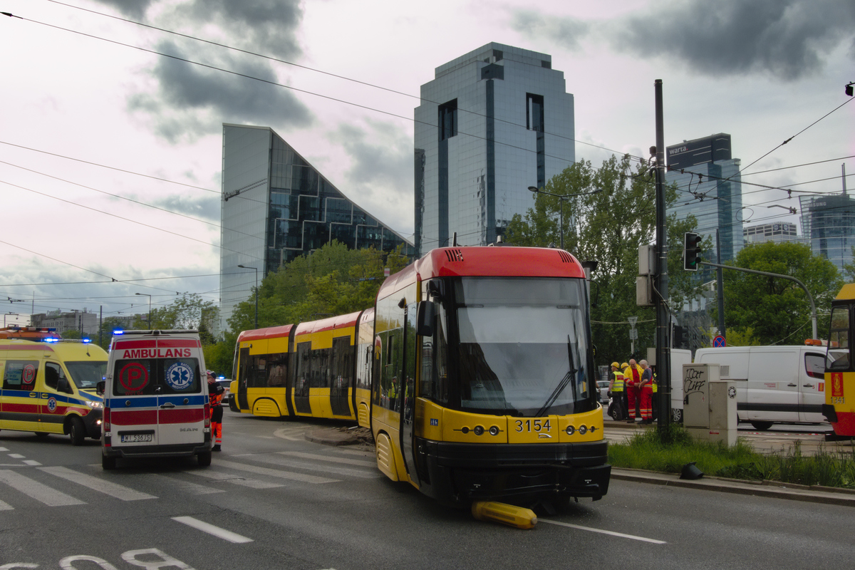 Варшава, PESA Swing 120Na № 3154; Варшава — Происшествия