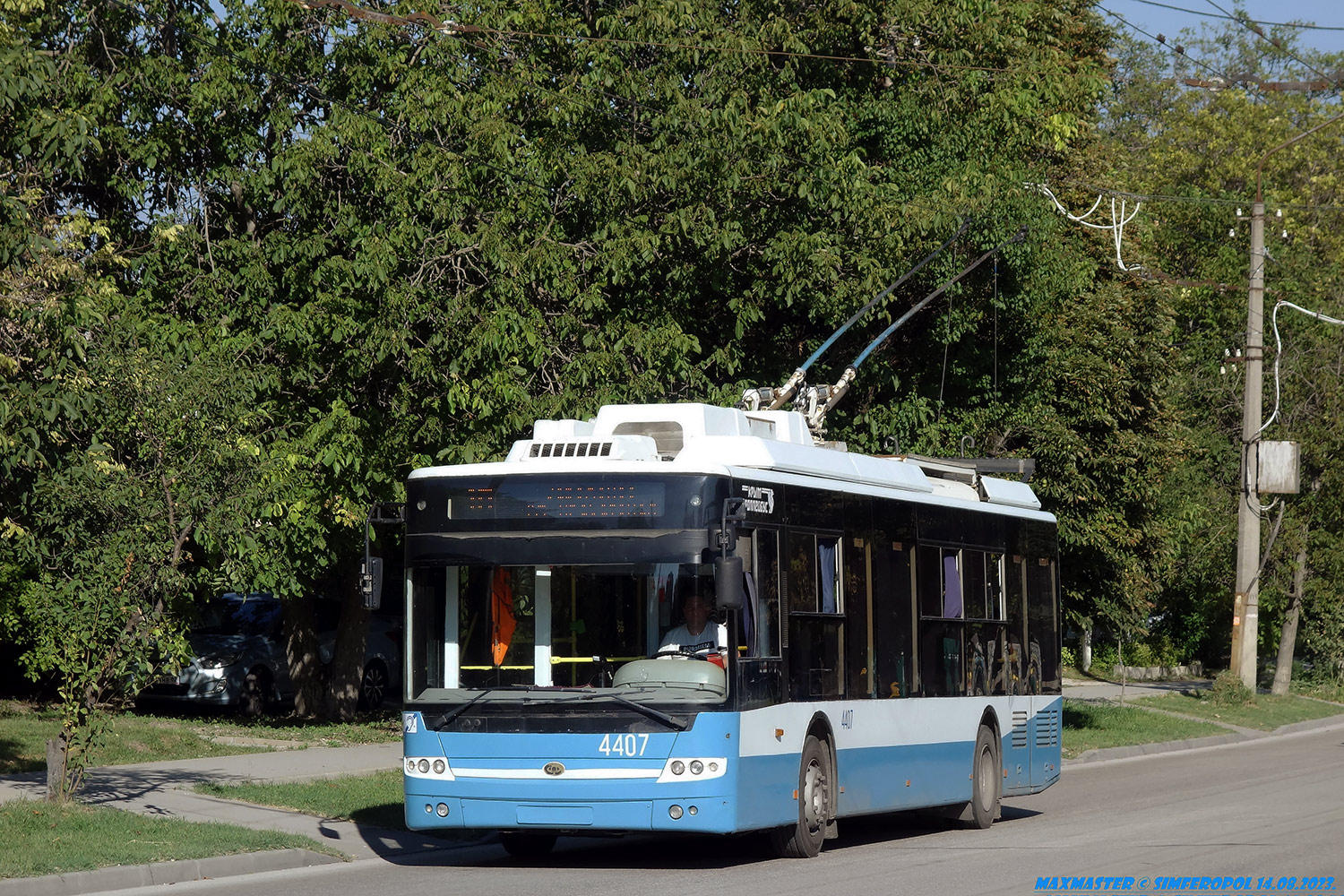 Крымский троллейбус, Богдан Т70115 № 4407