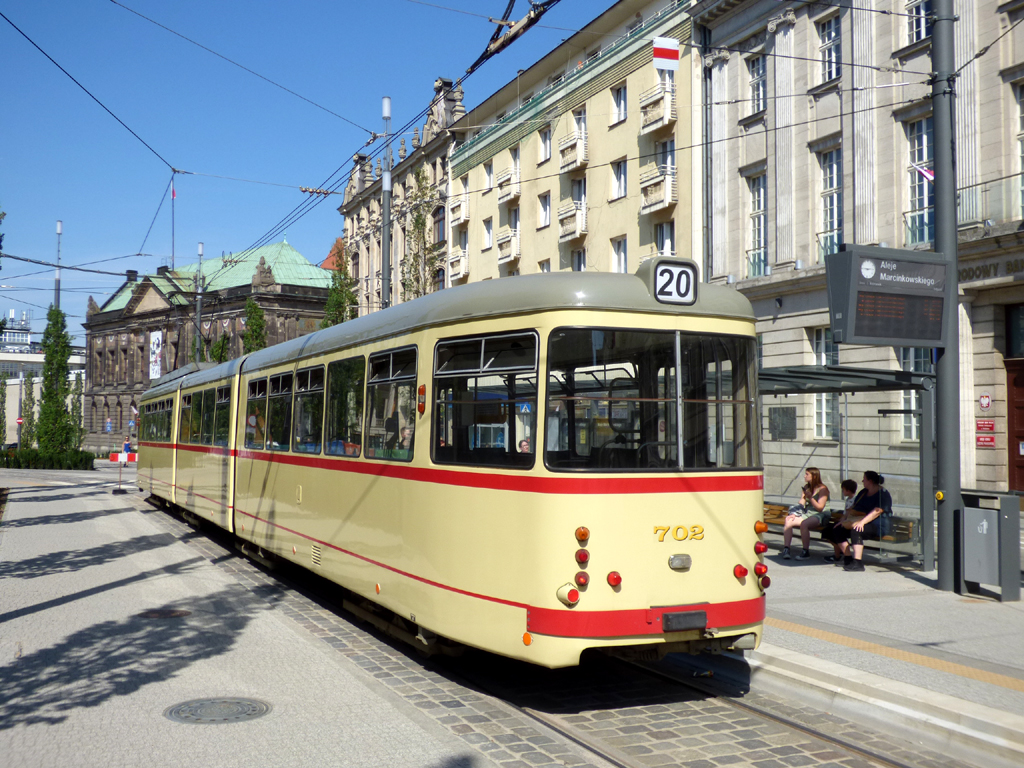 Познань, Duewag GT8 № 702