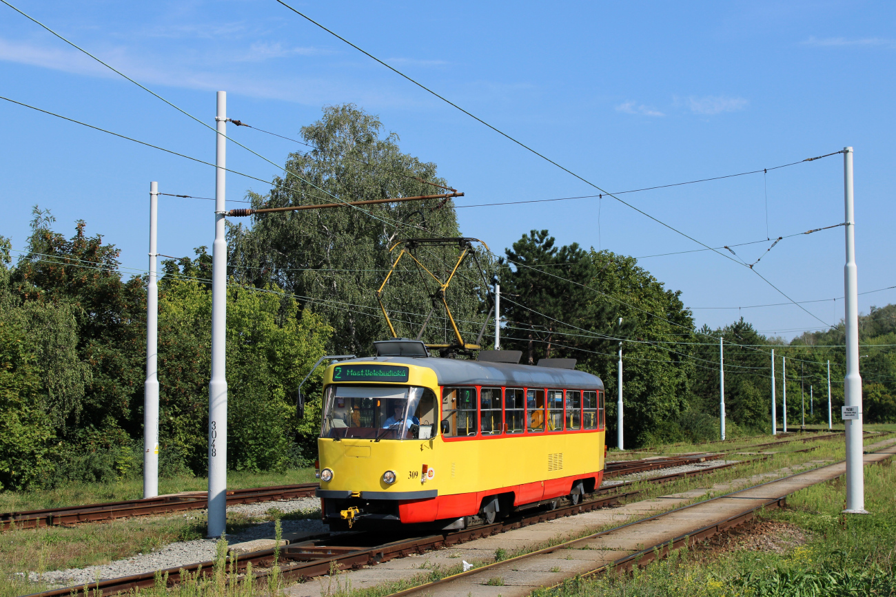 Most - Litvínov, Tatra T3M.3 № 309