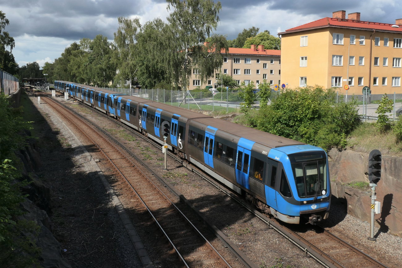 Stockholm, Adtranz C20 № 2017; Stockholm — Tunnelbana — Green Line | Gröna Linjen
