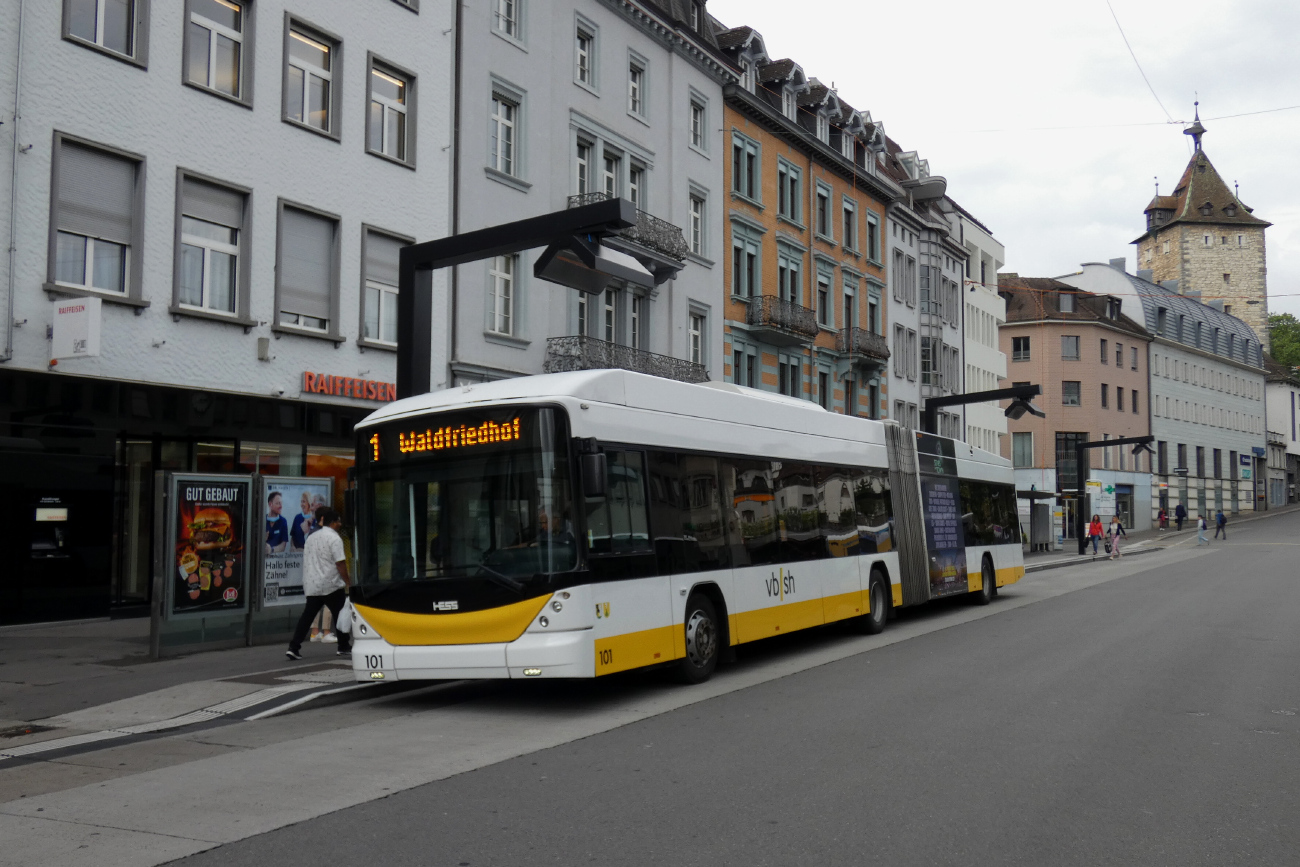 Schaffhausen, Hess SwissTrolley 3 (BGT-N2C) # 101