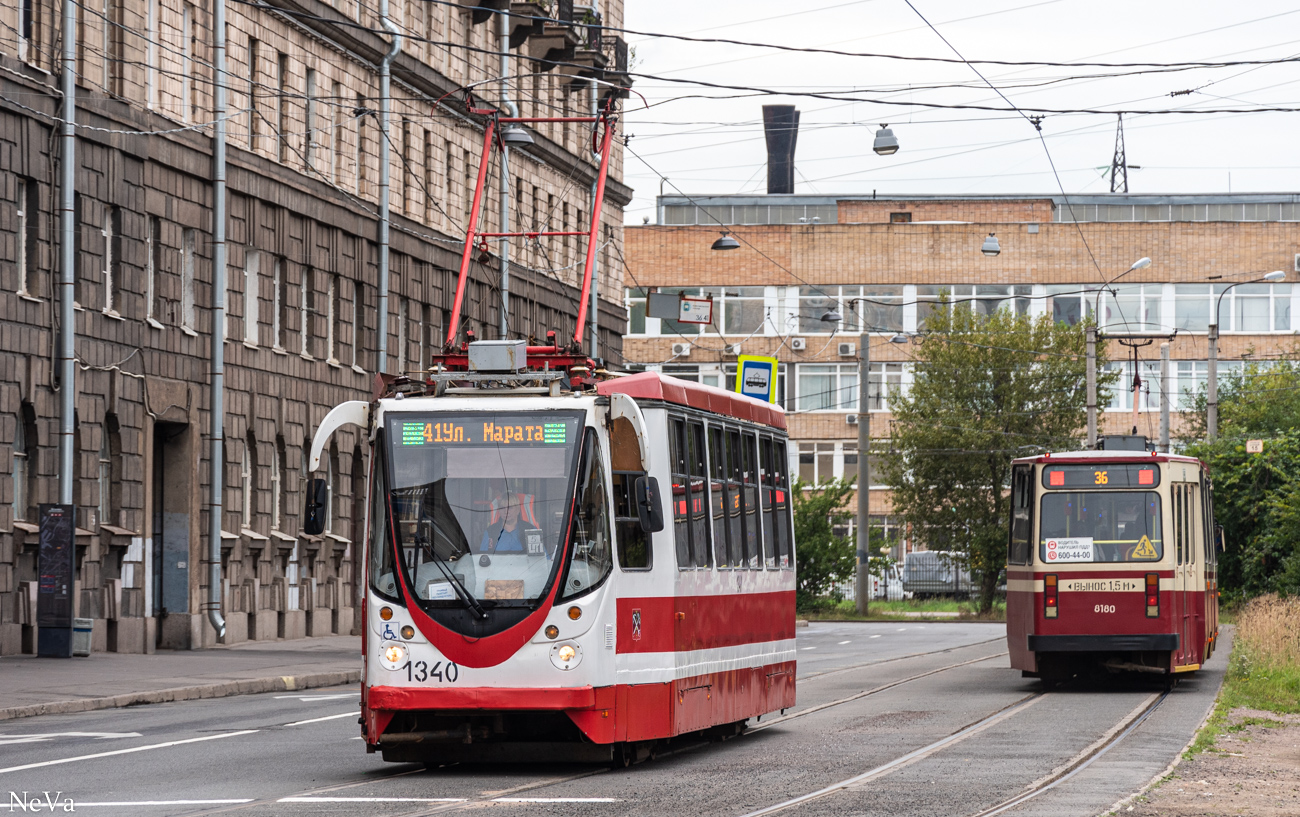 Санкт-Петербург, 71-134А (ЛМ-99АВН) № 1340; Санкт-Петербург, ЛВС-86К № 8180