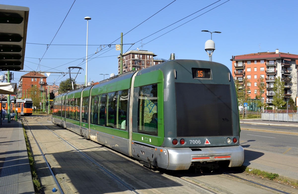 Милан, Bombardier Eurotram (Flexity Outlook) № 7006