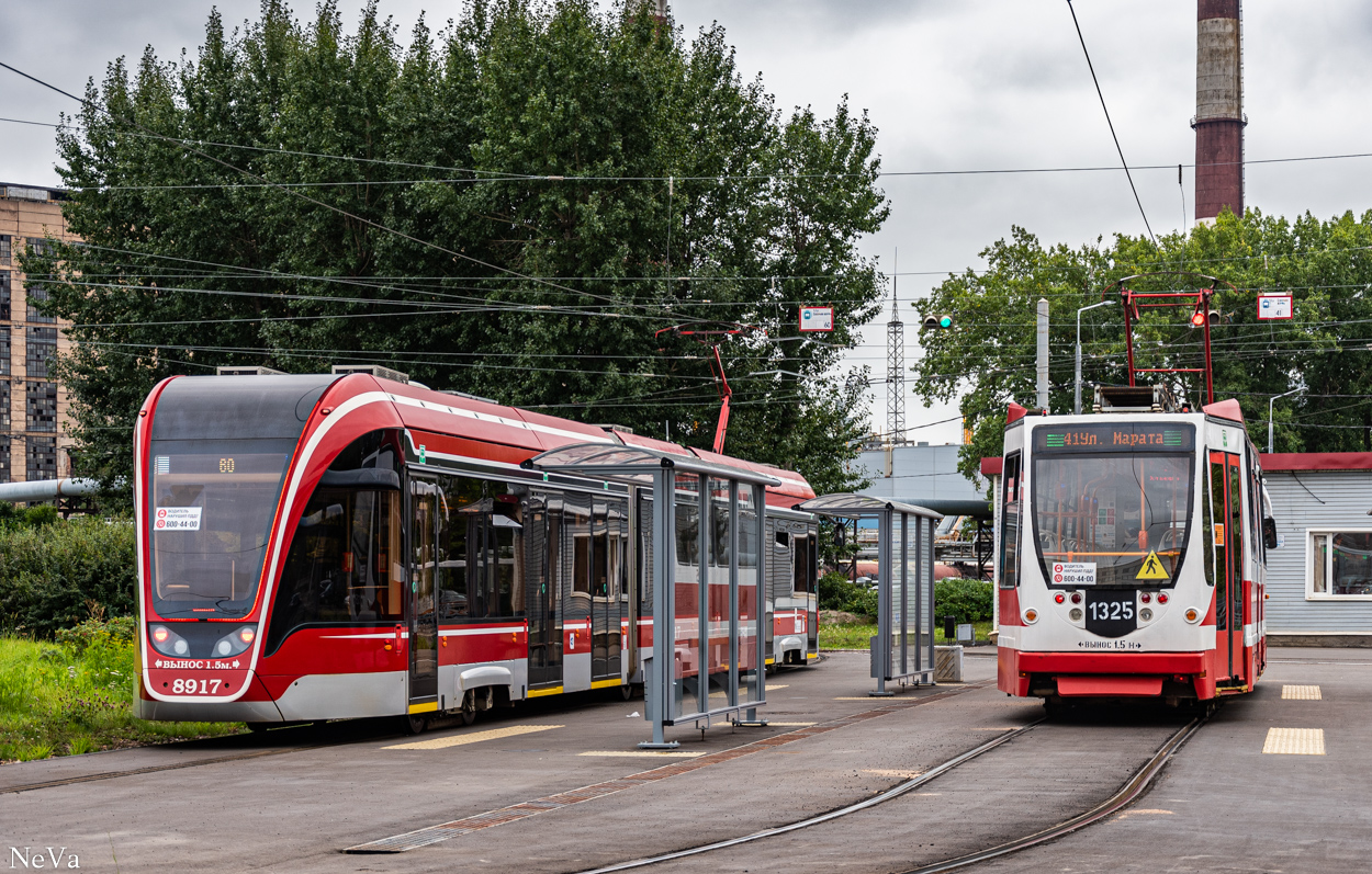 Санкт-Петербург, 71-134А (ЛМ-99АВН) № 1325; Санкт-Петербург — Конечные станции и разворотные кольца