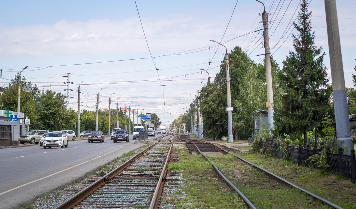 Omsk — Repairs; Omsk — Tram lines – Left bank of the Om River