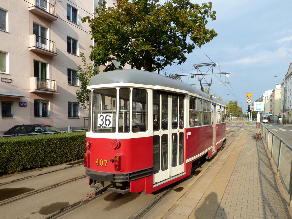 Варшава, Konstal 13N № 407