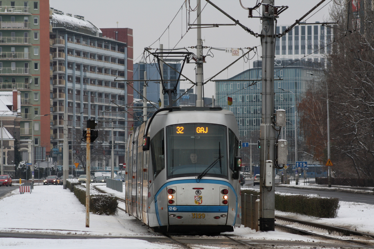 Wrocław, Škoda 19T Elektra № 3129 Wrocław, Škoda 19T Elektra № 3129