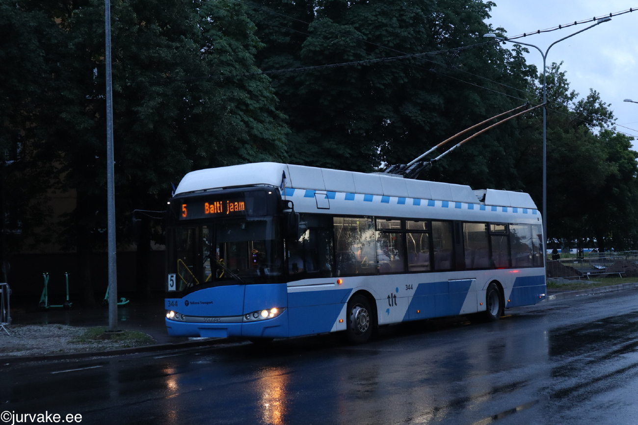 Таллин, Solaris Trollino III 12 AC № 344