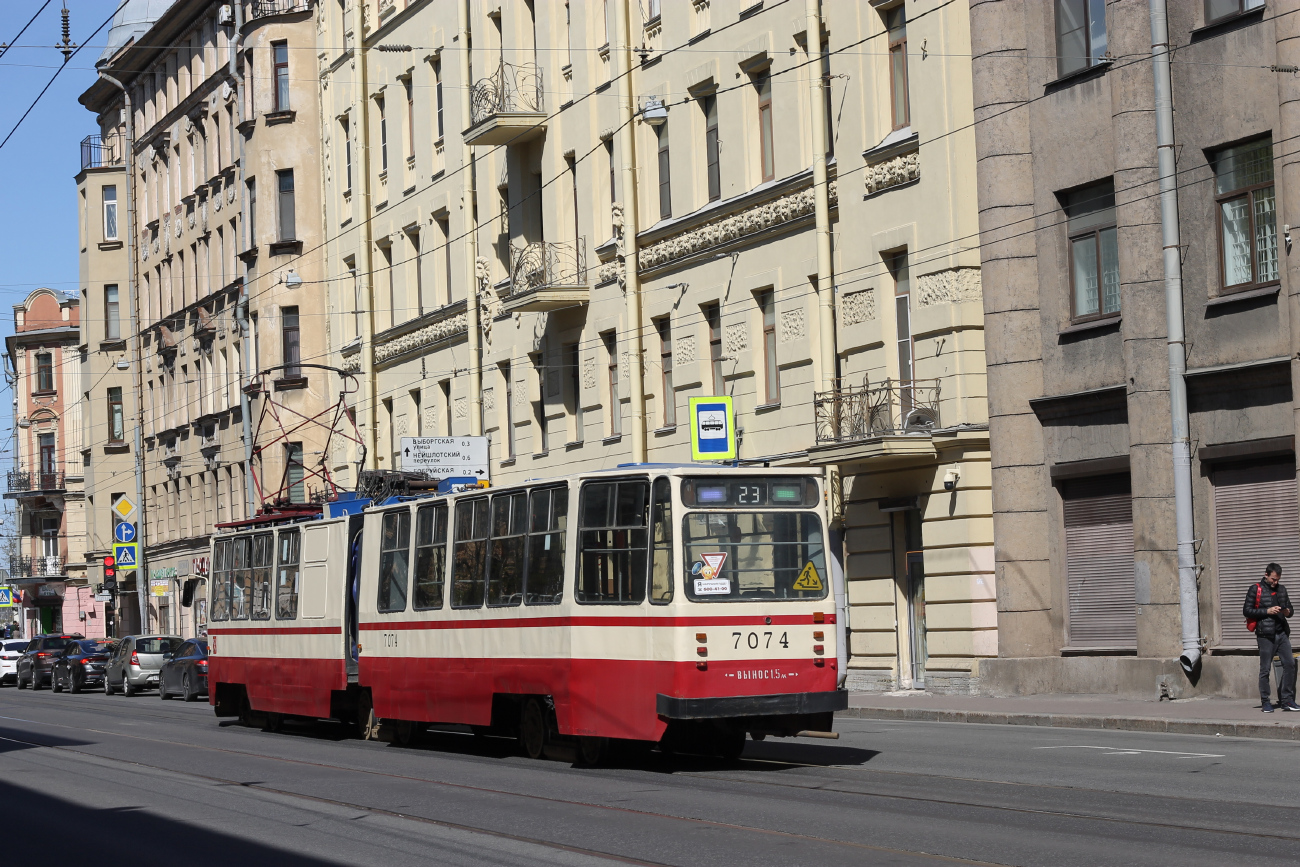 Санкт-Петербург, ЛВС-86К № 7074