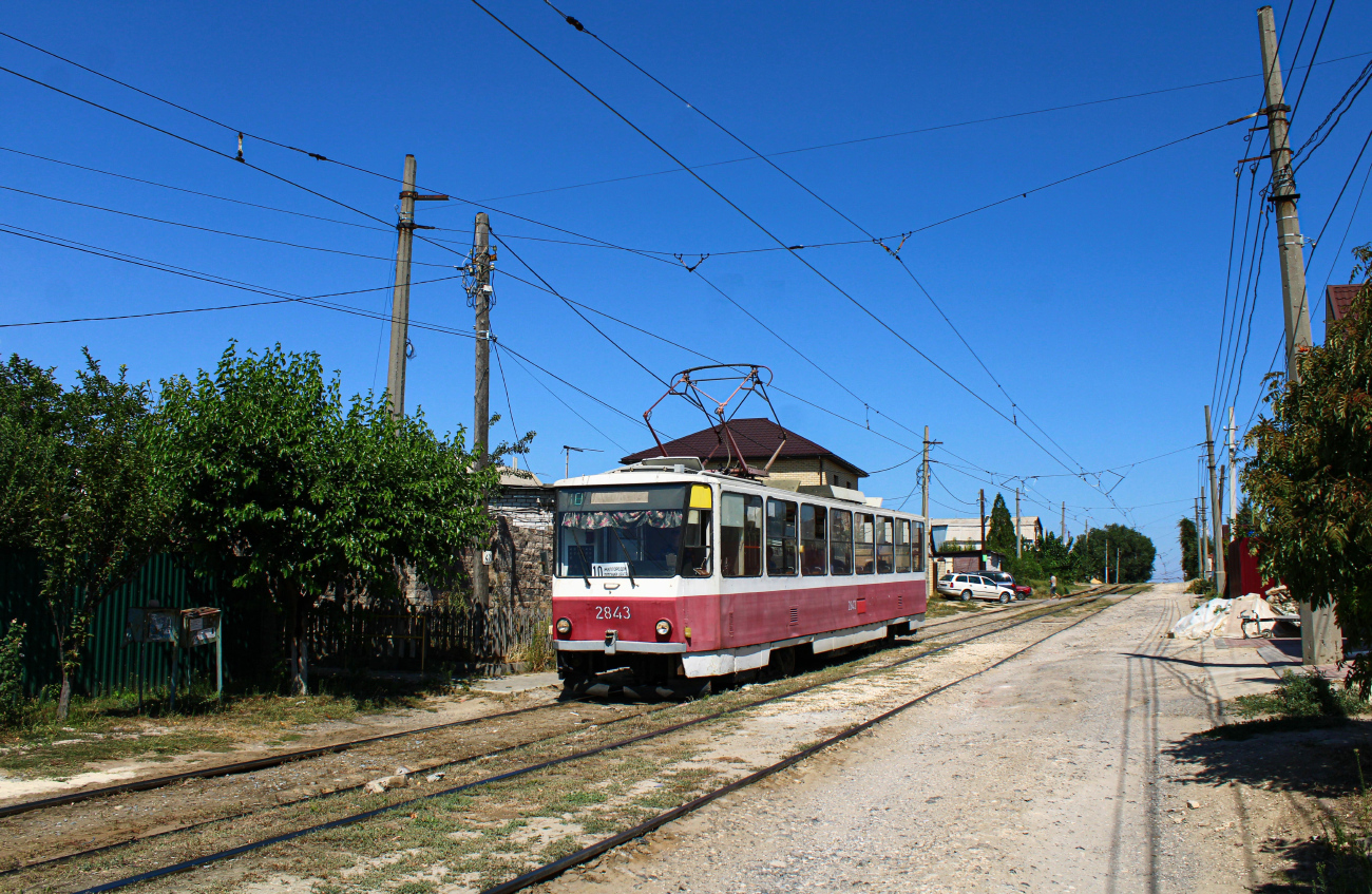 Волгоград, Tatra T6B5SU № 2843