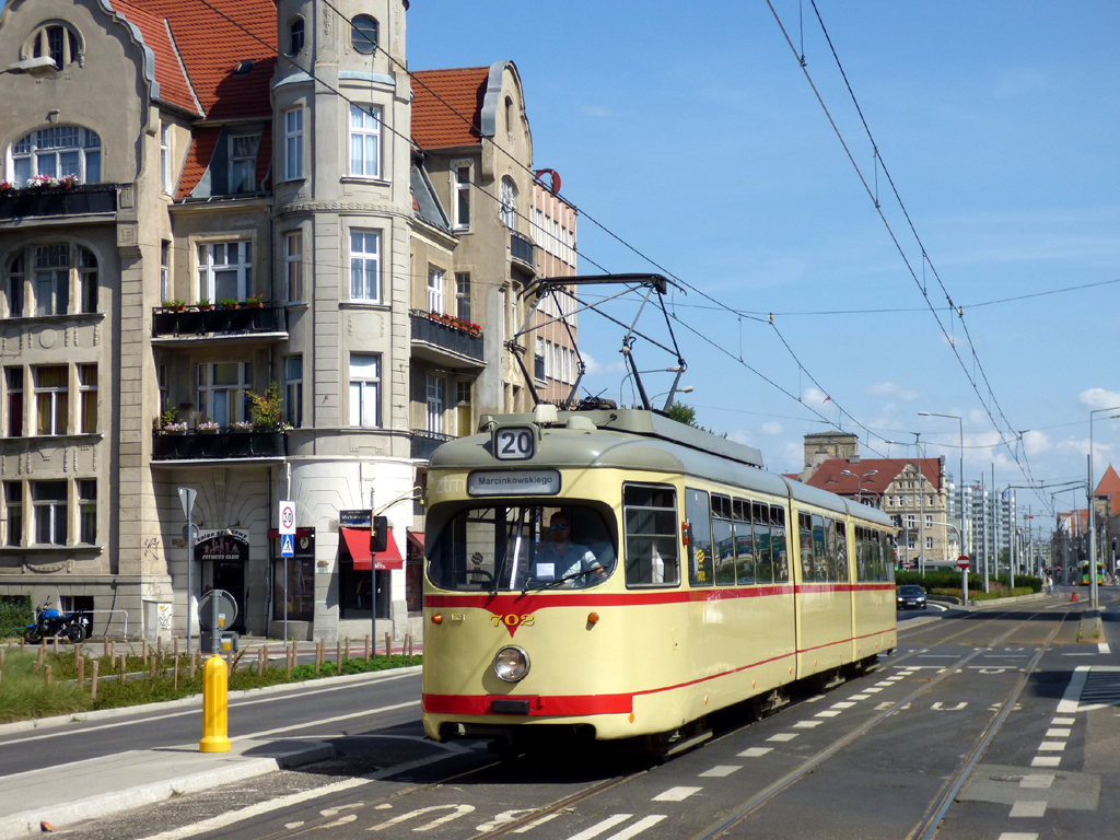 Poznań, Duewag GT8 — 702
