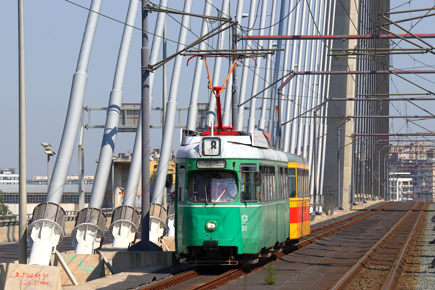 Белград, Duewag GT6 № 80615 (2615)