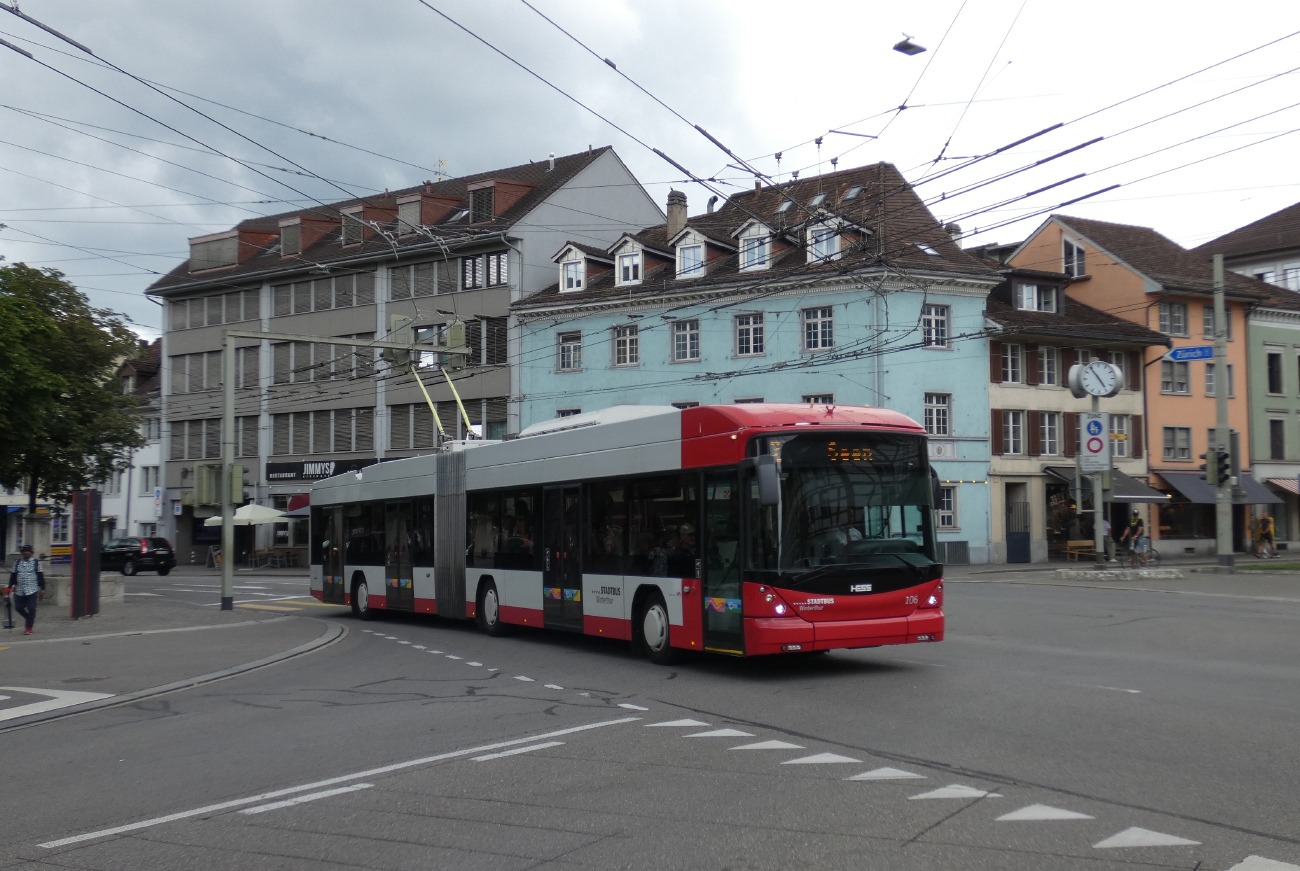 Винтертур, Hess SwissTrolley 3 (BGT-N1C) № 106
