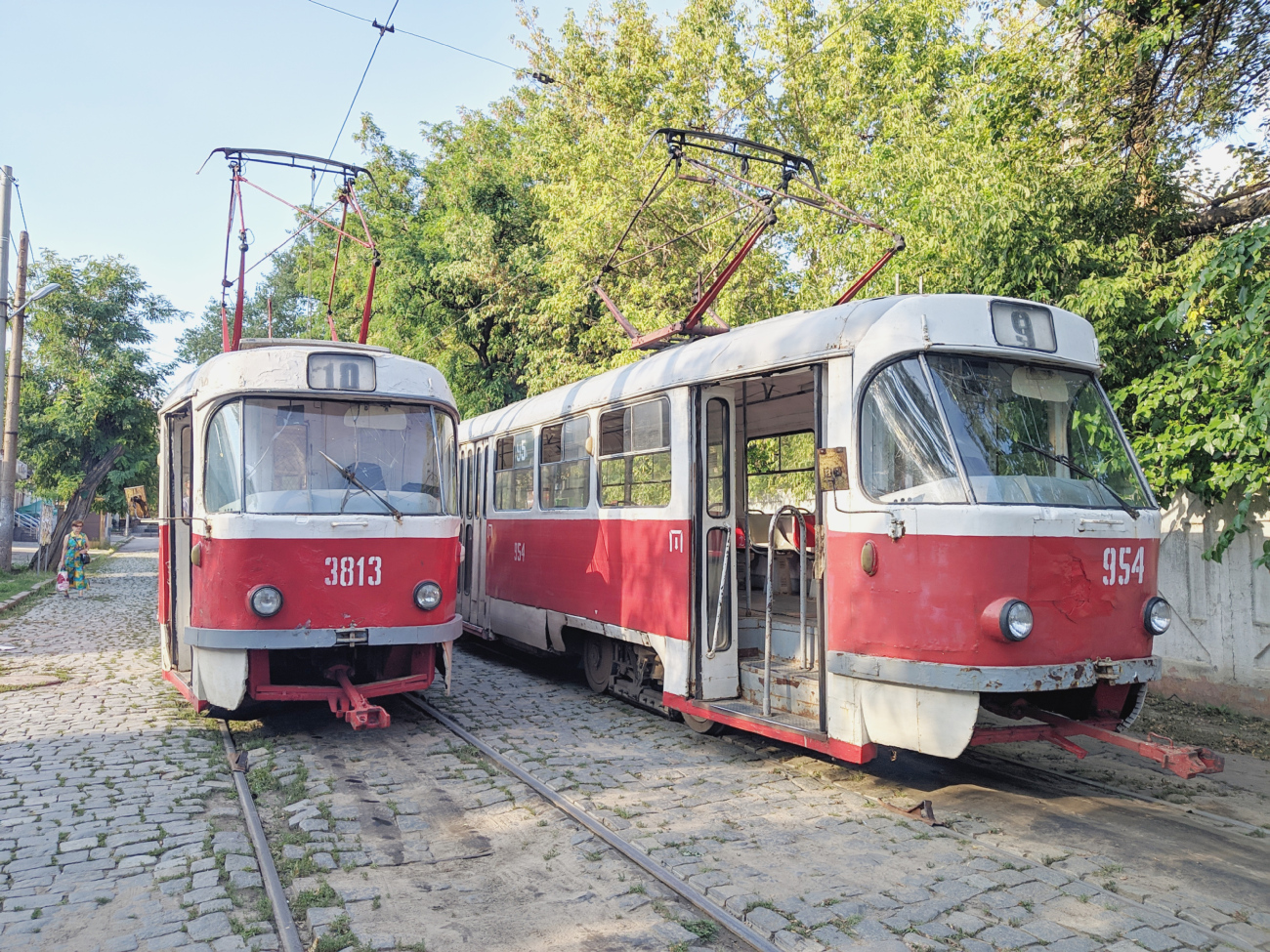 Донецк, Tatra T3SU (двухдверная) № 3813