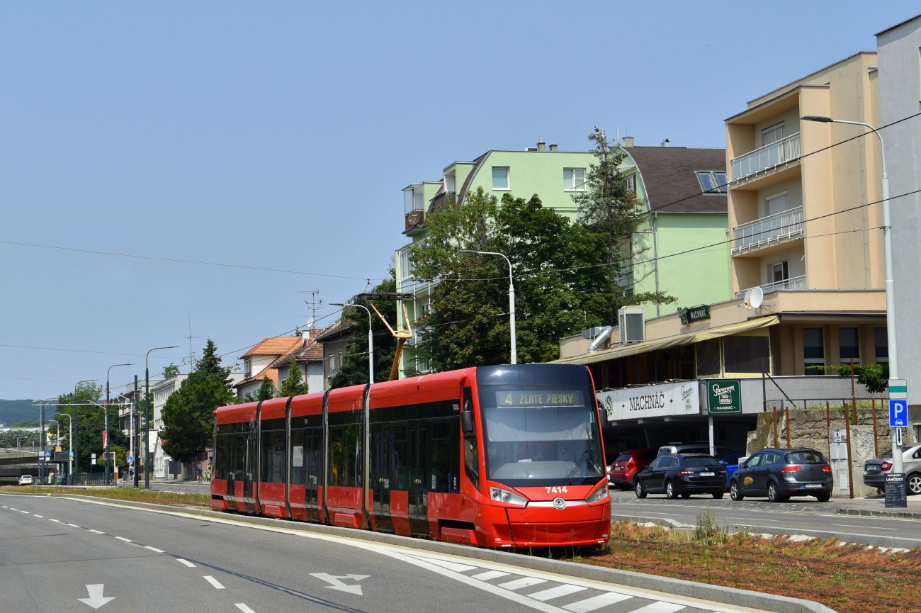 Bratislava, Škoda 29T ForCity Plus № 7414