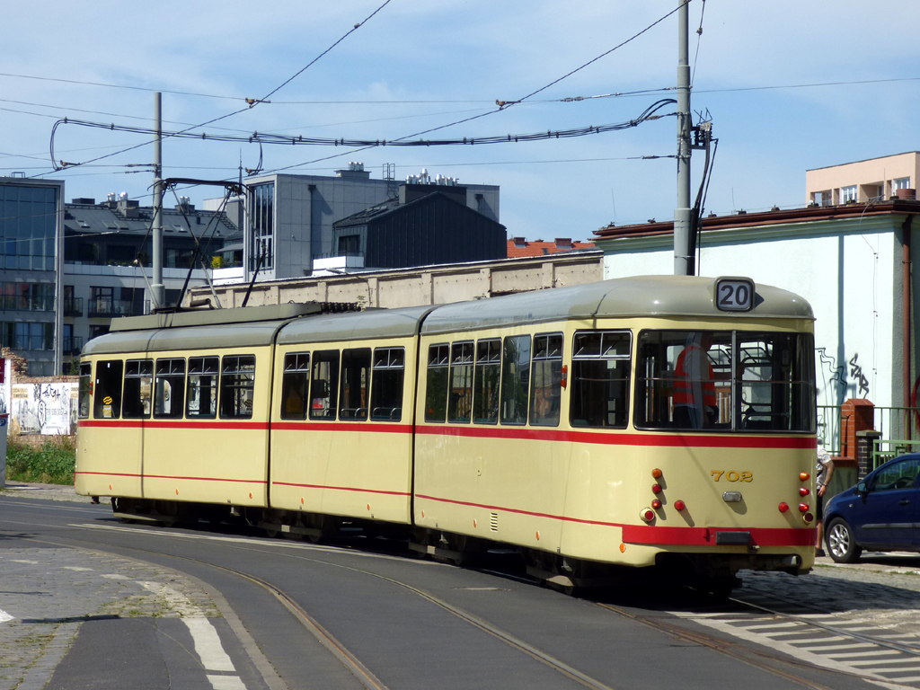 Познань, Duewag GT8 № 702