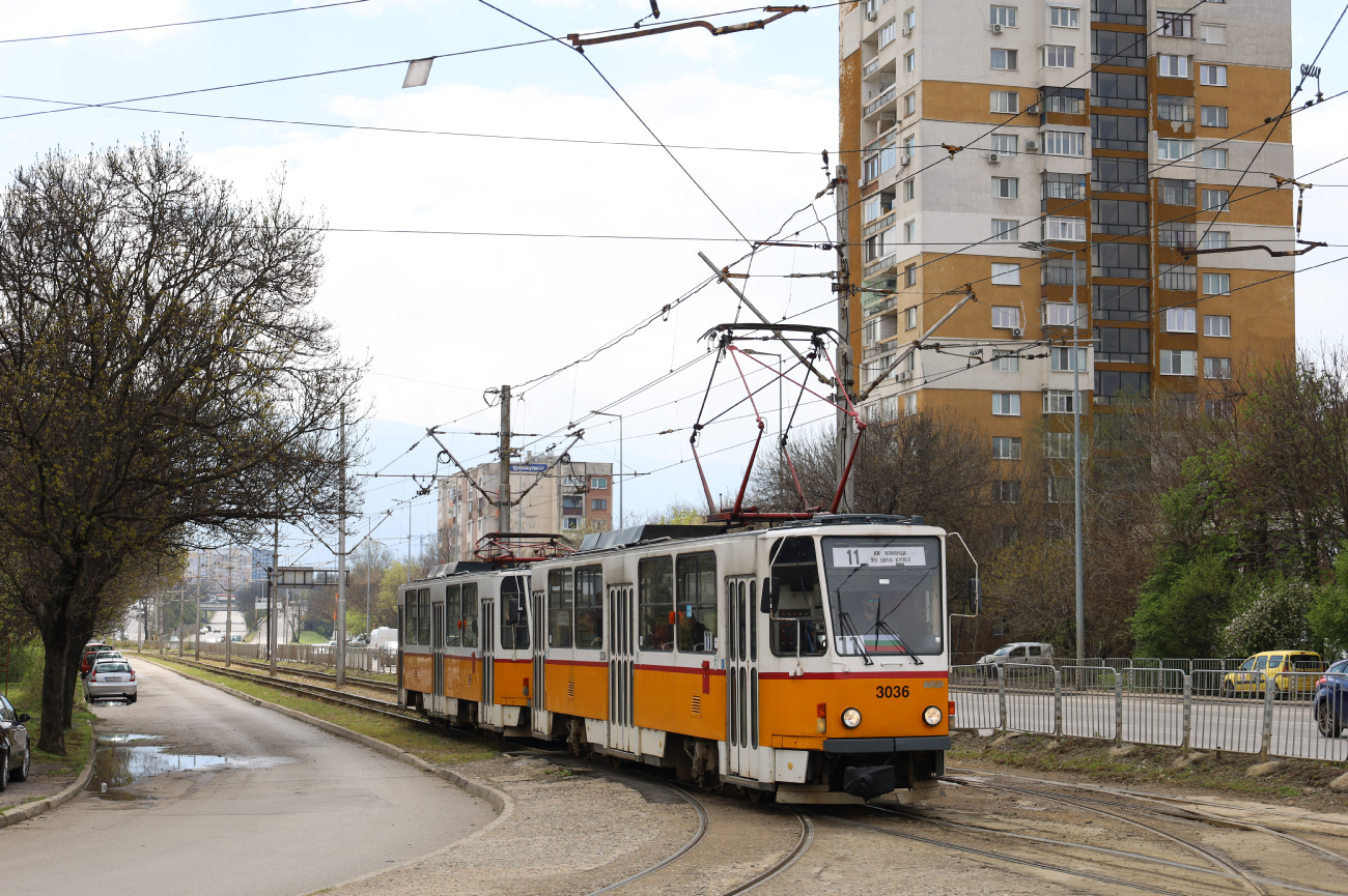 София, Tatra T6A2B № 3036