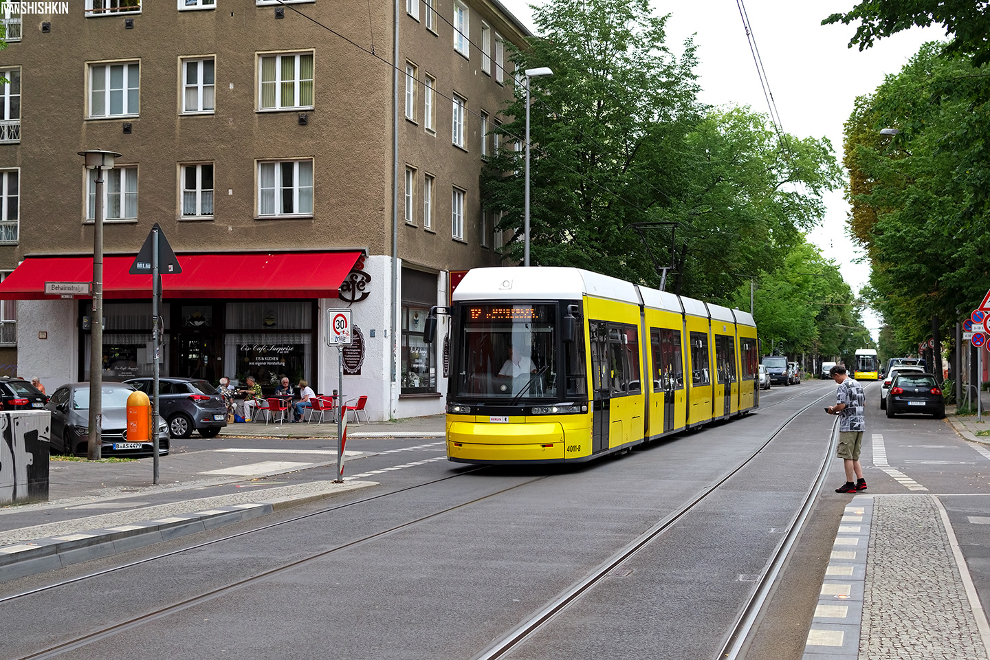 Берлин, Bombardier Flexity Berlin (GT6-08ZR/F6Z) № 4011