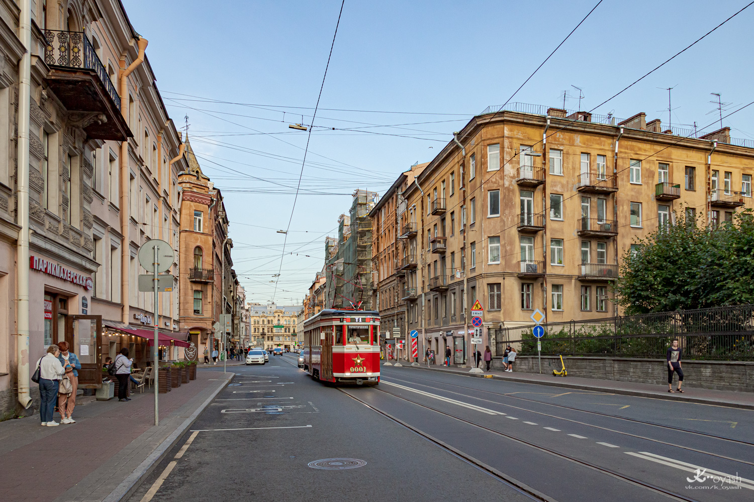 Saint-Petersburg — Tram lines and infrastructure
