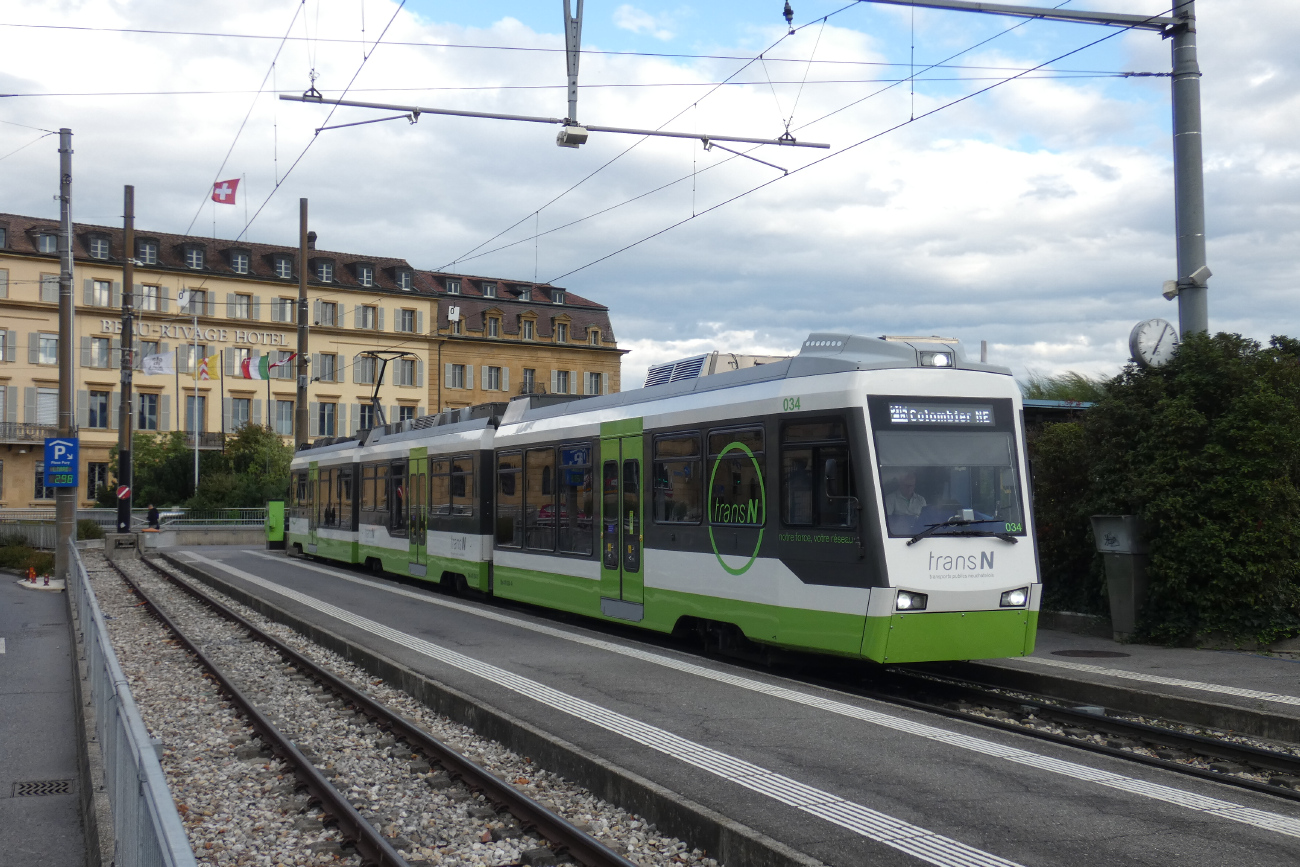 Neuchâtel, Stadler Be 4/8 Nr. 034