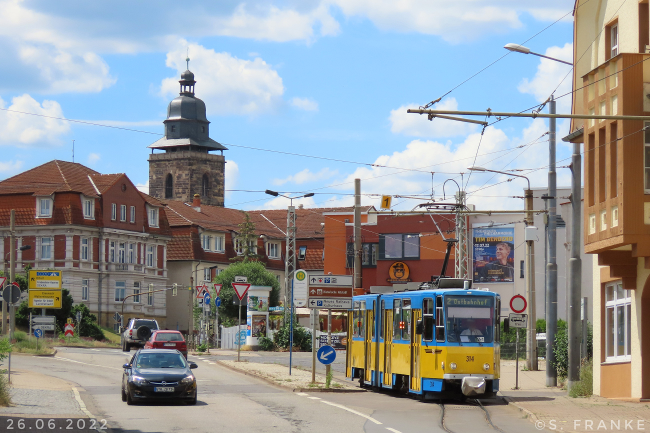 Гота, Tatra KT4DC № 314