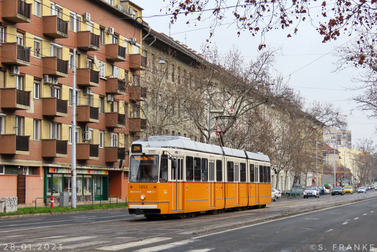 Budapešta, Ganz-Hunslet KCSV7 № 1352