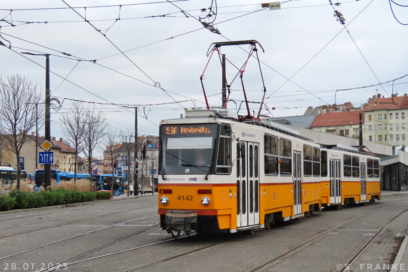 Budapest, Tatra T5C5K2 № 4142