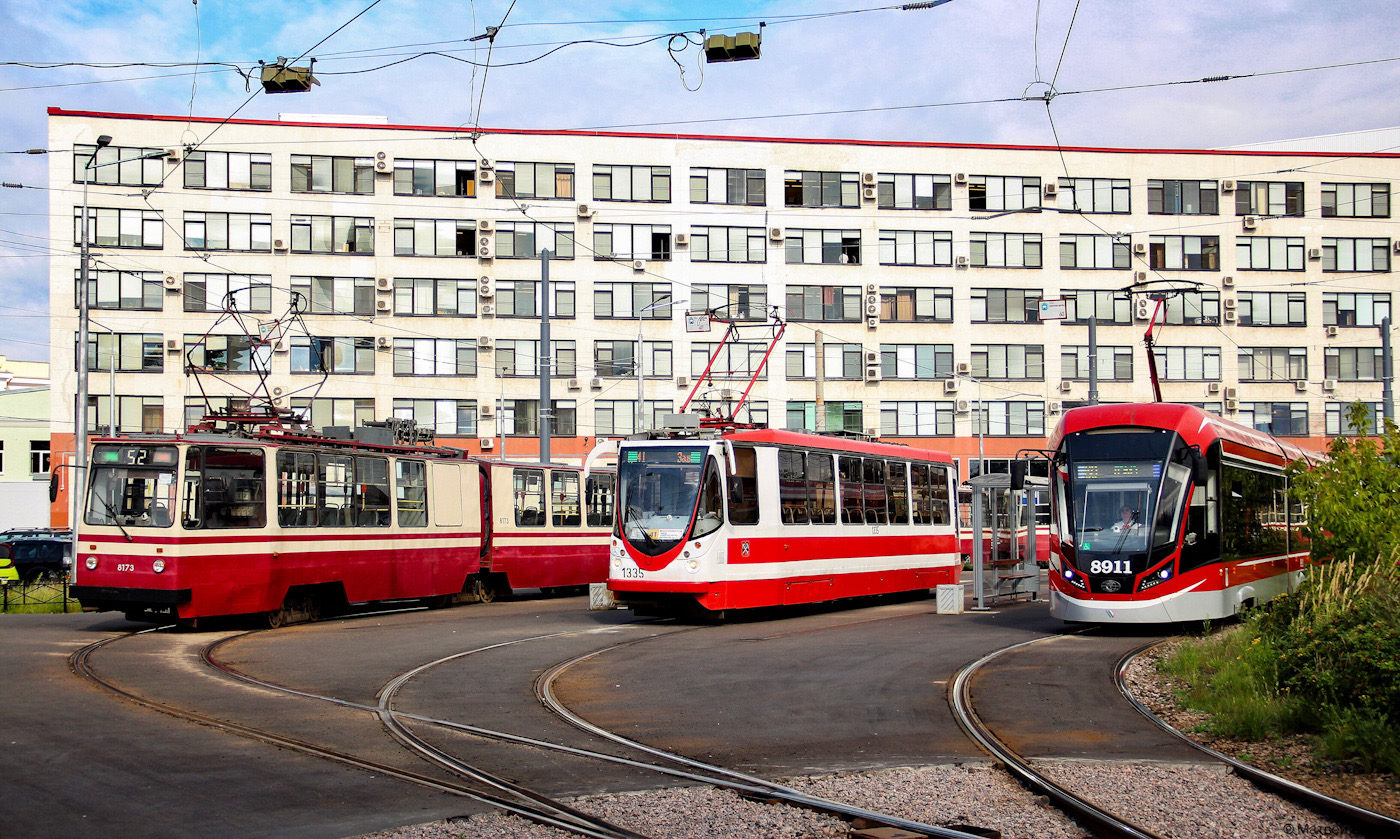 Saint-Petersburg, 71-134A (LM-99AVN) Br. 1335; Saint-Petersburg — Terminal stations