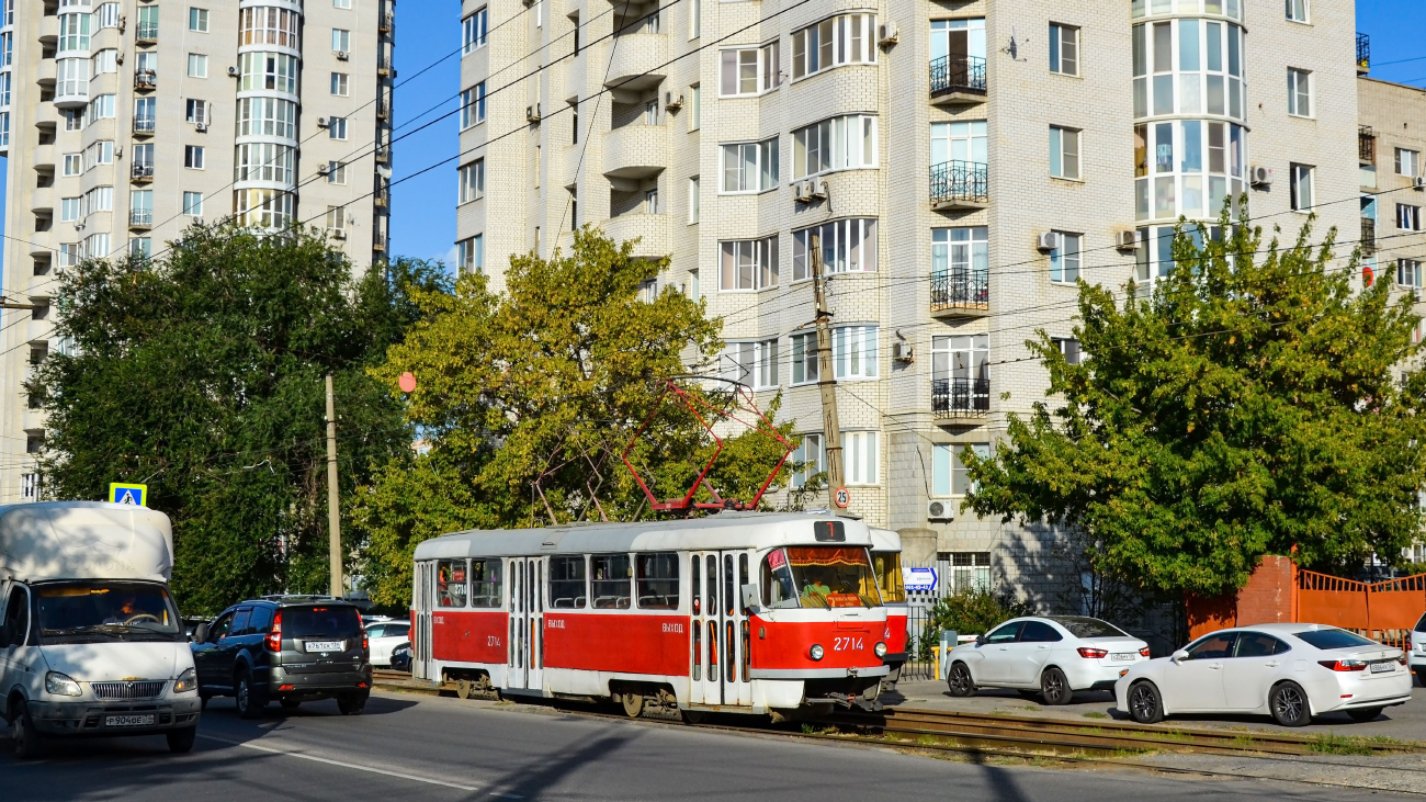 Волгоград, Tatra T3SU № 2714