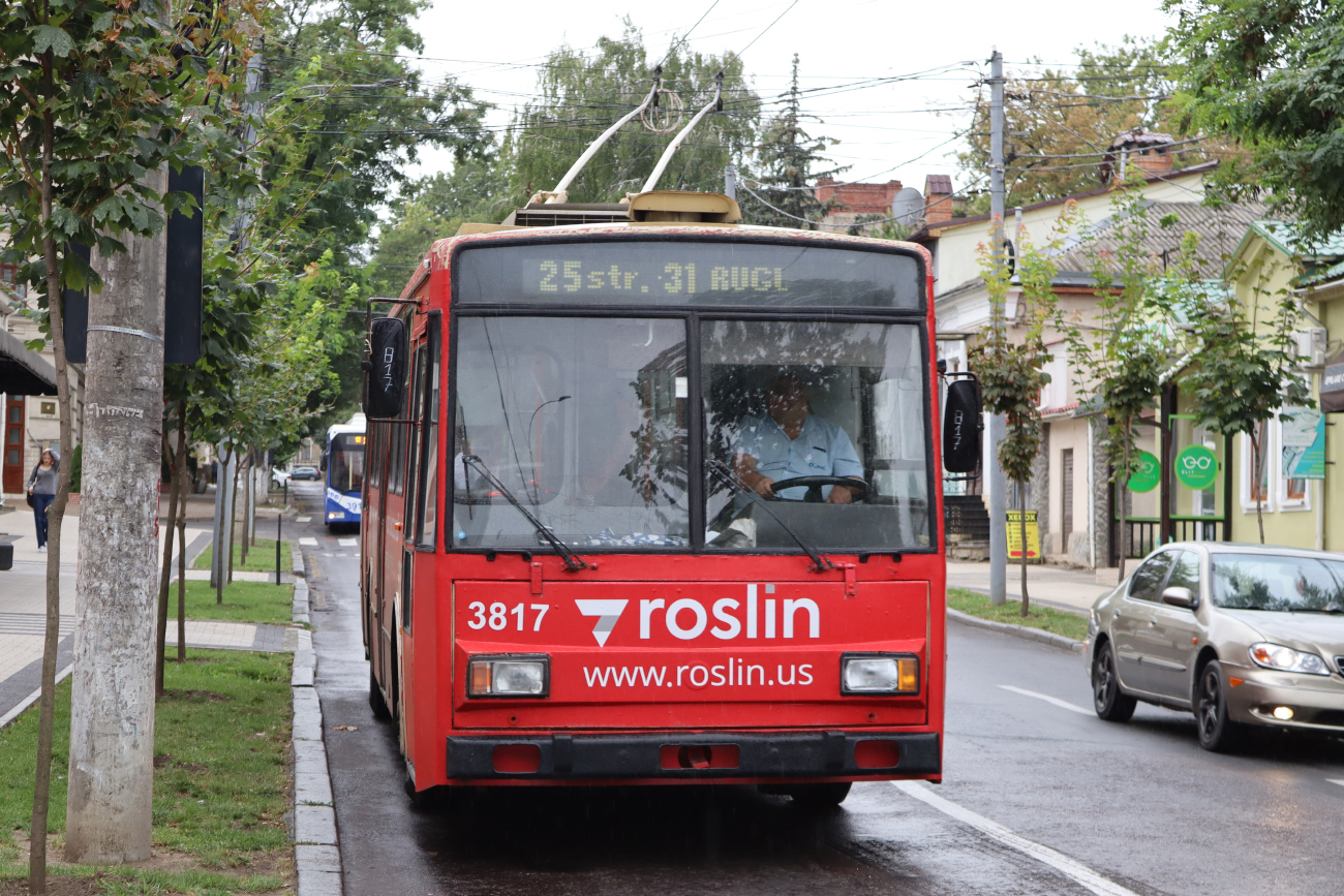 Кишинів, Škoda 14TrDT/6M № 3817 Кишинів, Škoda 14TrDT/6M № 3817