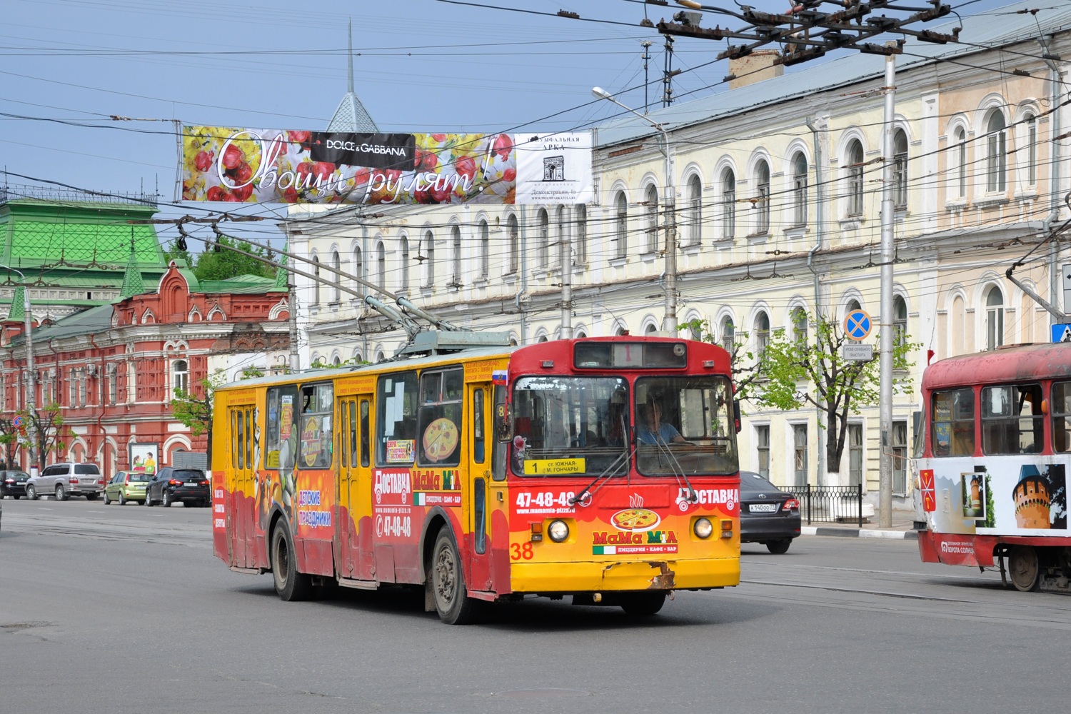 Тула, ЗиУ-682Г-012 [Г0А] № 38; Тула, Tatra T3SU № 413