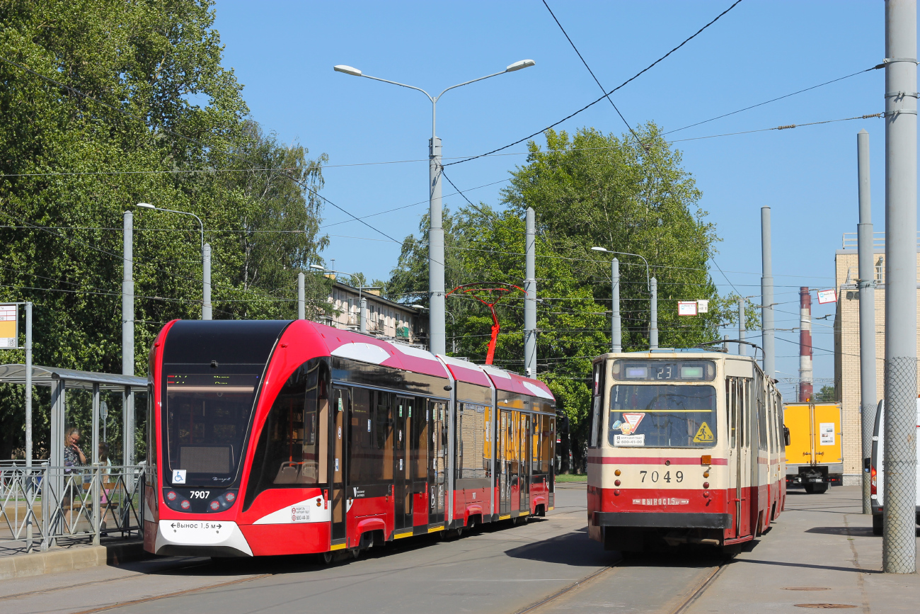 Санкт-Петербург, 71-931М «Витязь-М» № 7907; Санкт-Петербург — Конечные станции и разворотные кольца