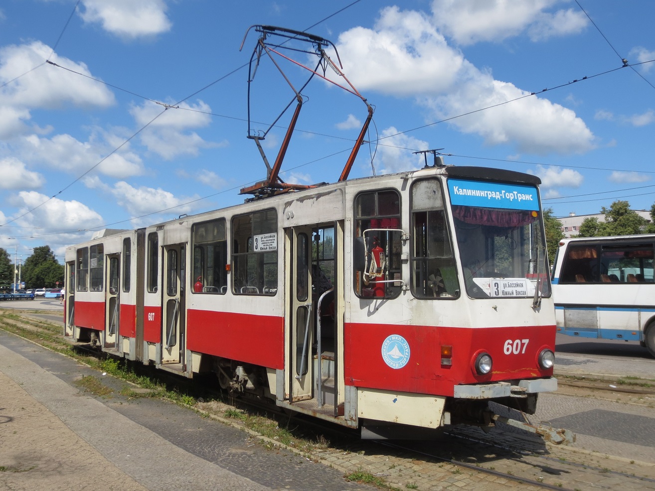 Калининград, Tatra KT4D № 607 Калининград, Tatra KT4D № 607