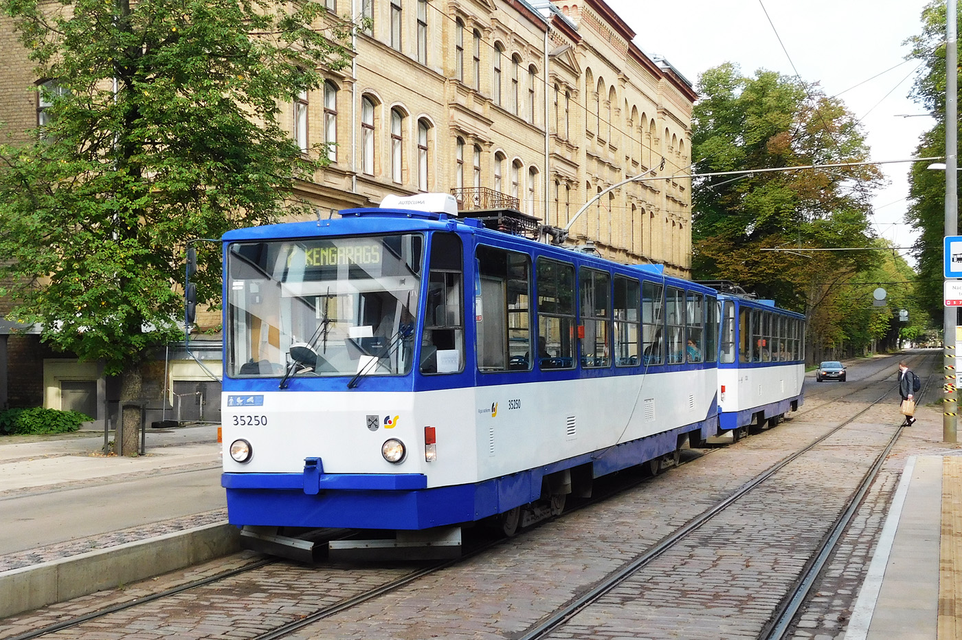 Рига, Tatra T3MR (T6B5-R) № 35250 Рига, Tatra T3MR (T6B5-R) № 35250