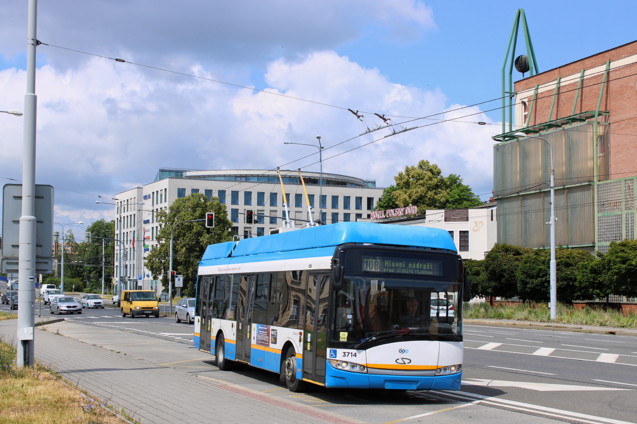 Острава, Solaris Trollino III 12 AC № 3714