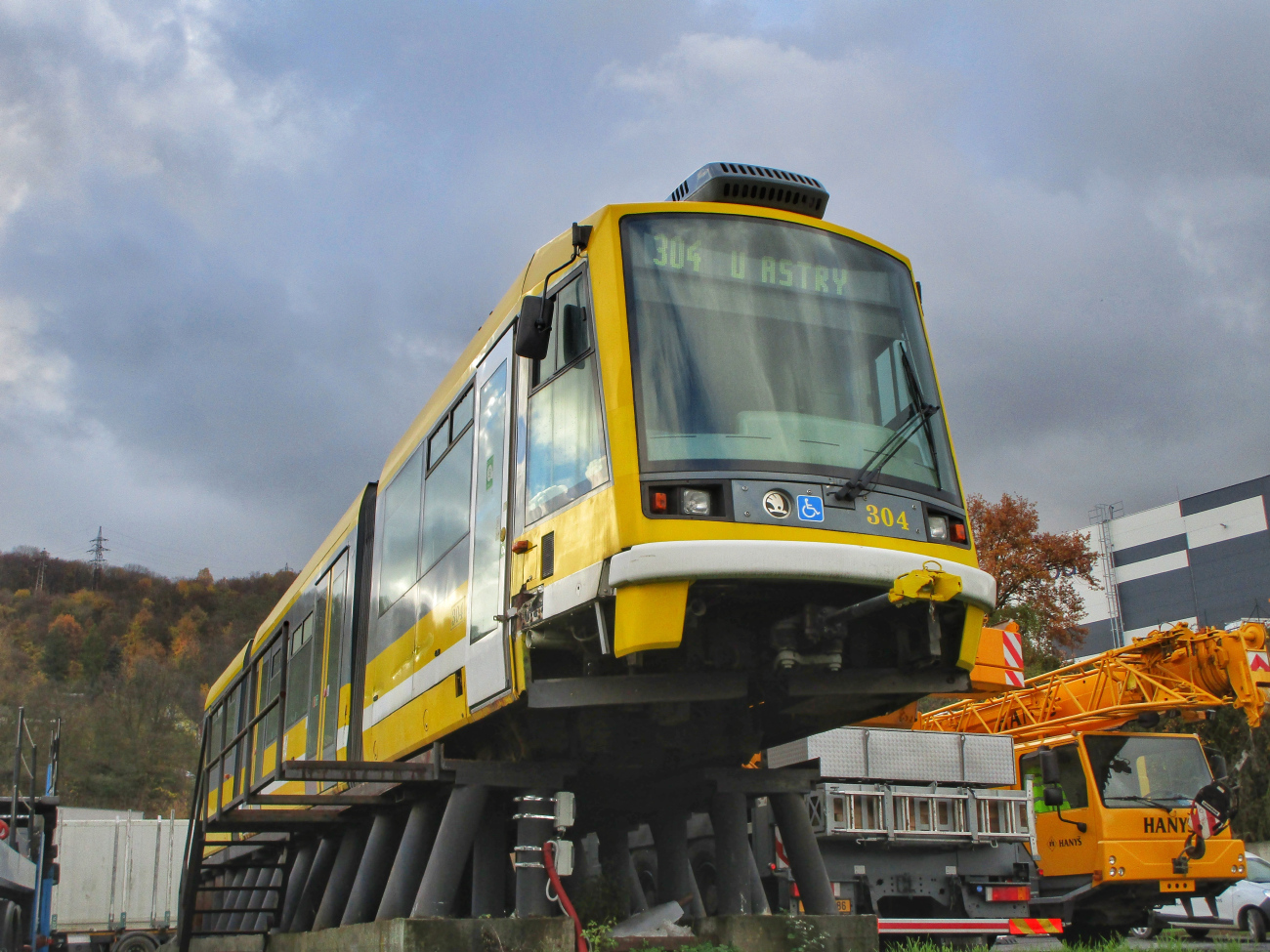 Пльзень, Škoda 03T3 Astra № 304; Усти-над-Лабем — Вагоны из других городов