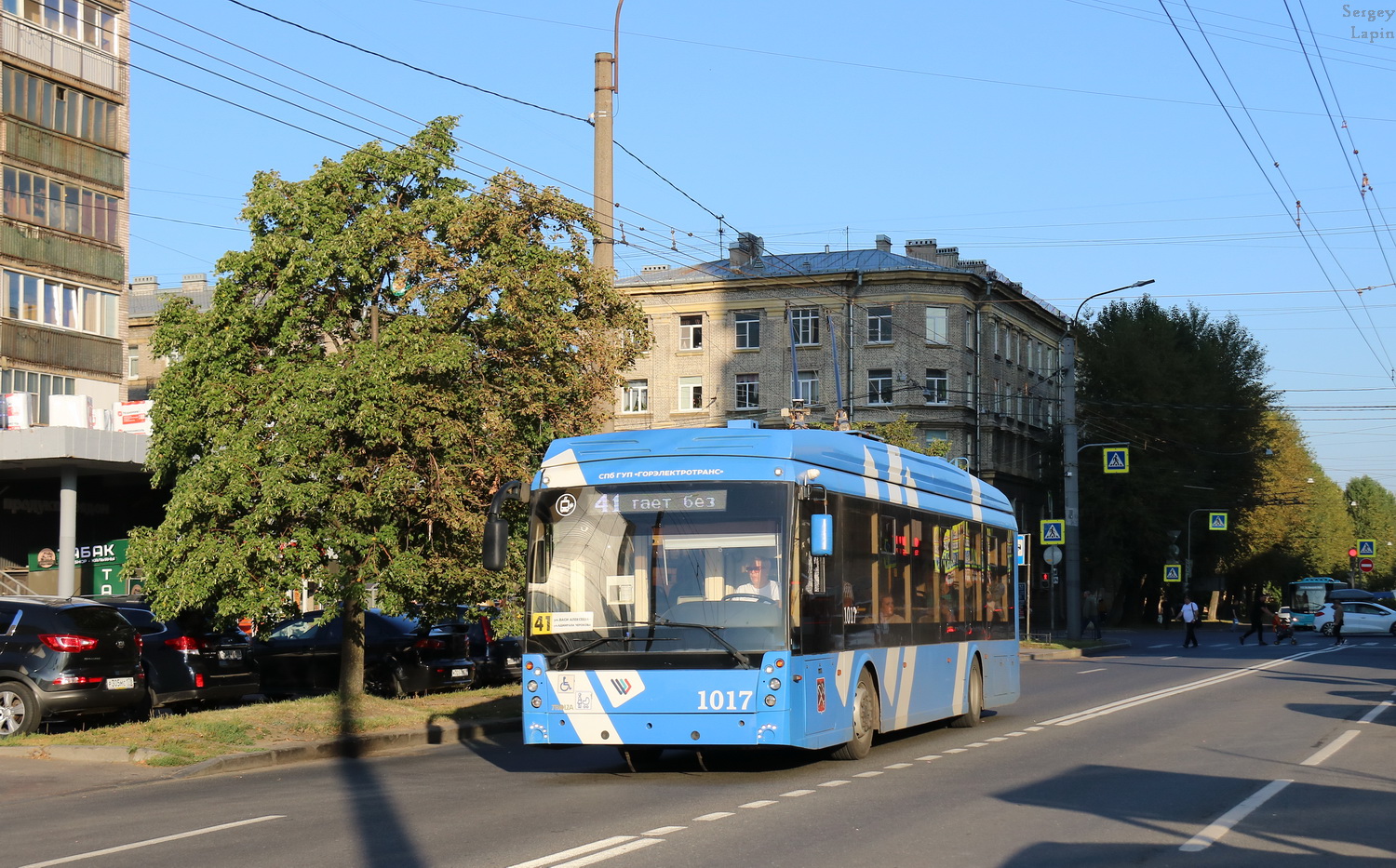 Санкт-Петербург, Тролза-5265.08 «Мегаполис» № 1017