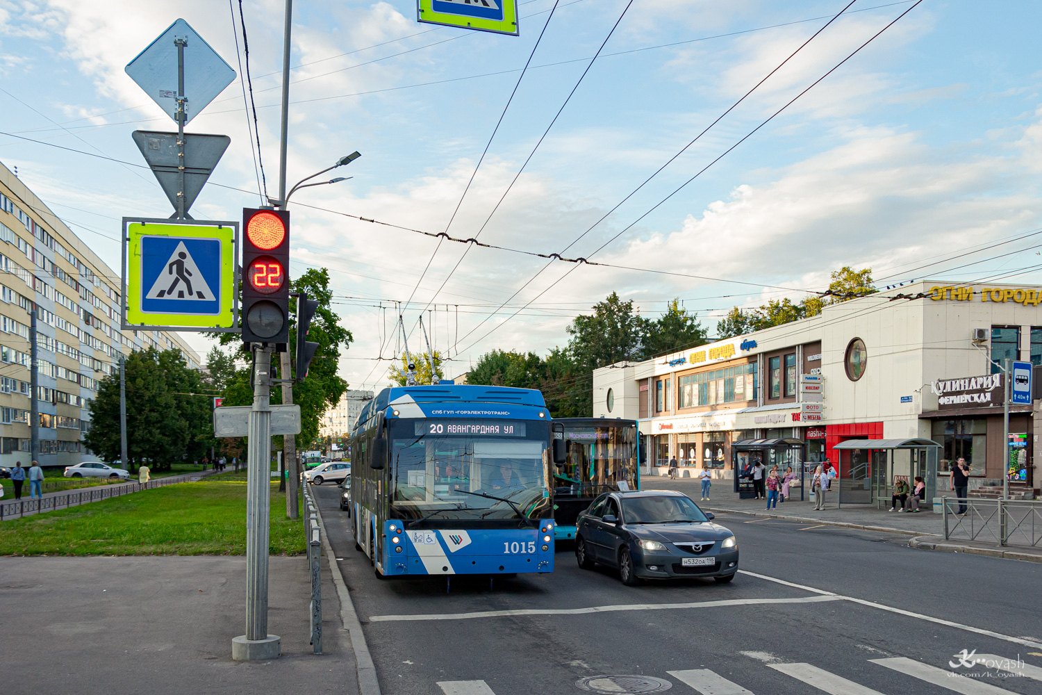 Санкт-Петербург, Тролза-5265.08 «Мегаполис» № 1015
