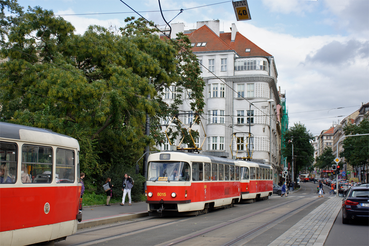 Прага, Tatra T3M2-DVC № 8015 Прага, Tatra T3M2-DVC № 8015
