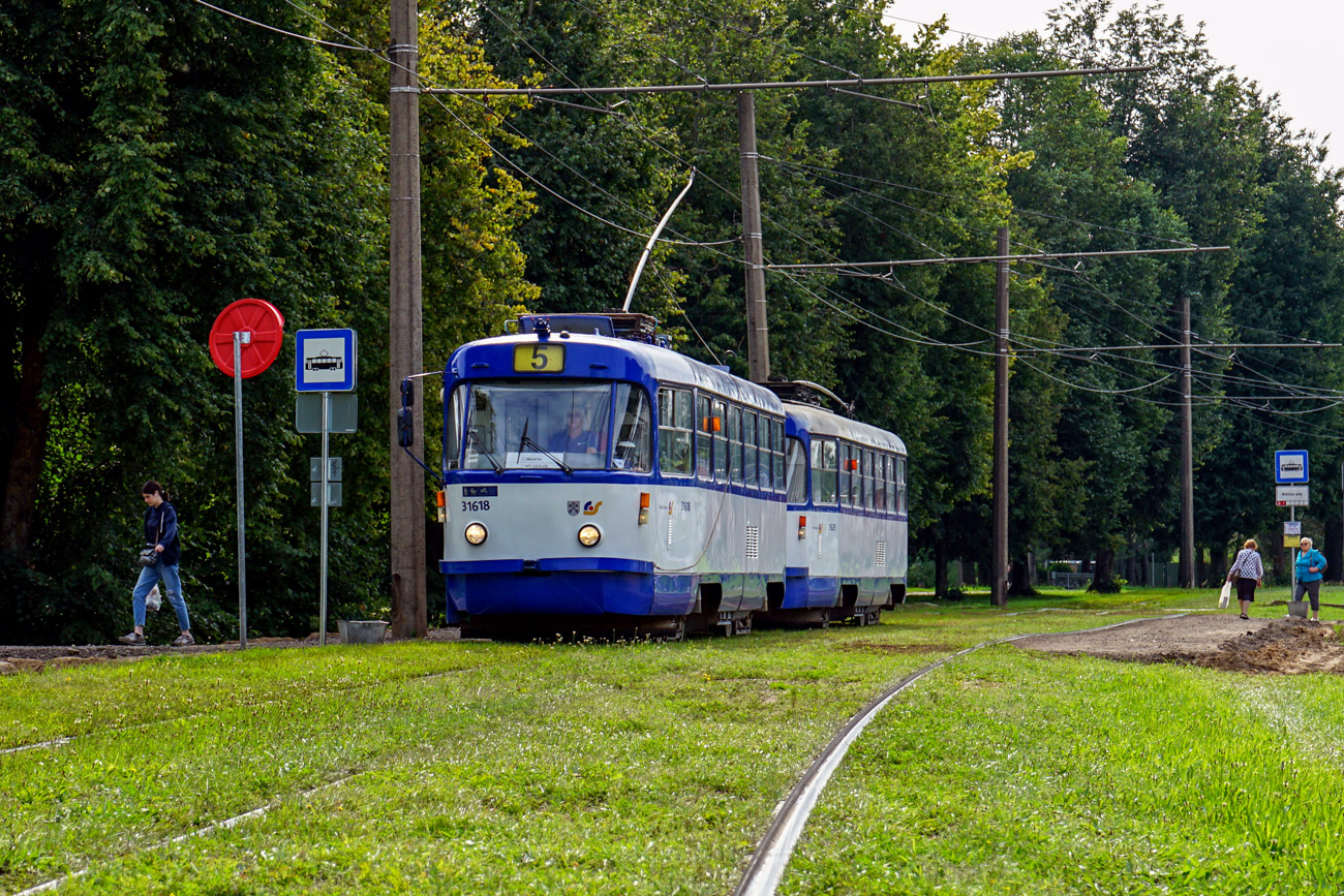 Рига, Tatra T3A № 31618; Рига — Трамвайные линии и инфраструктура