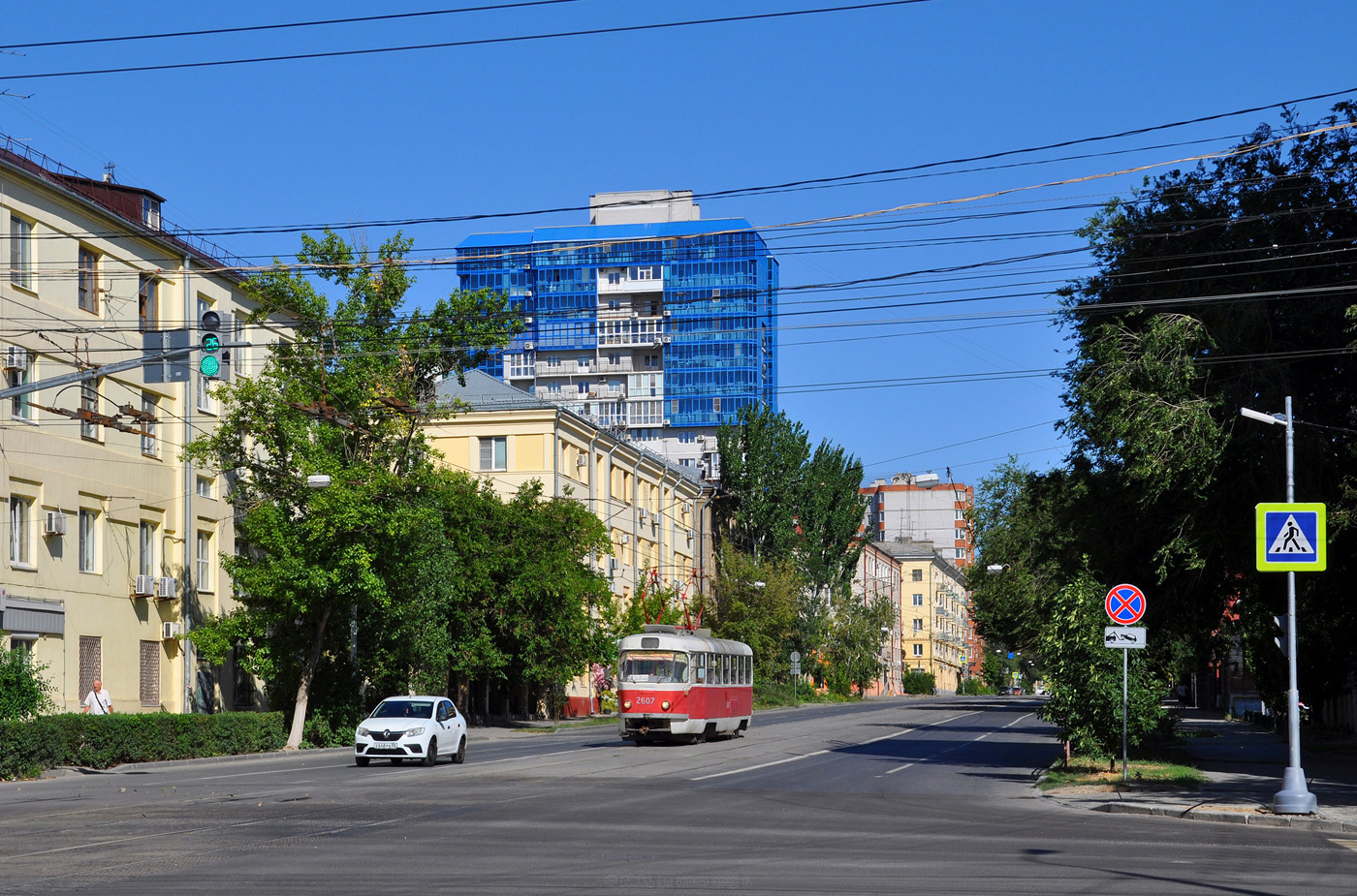 Volgograd — Tram lines: [2] Second depot — Center