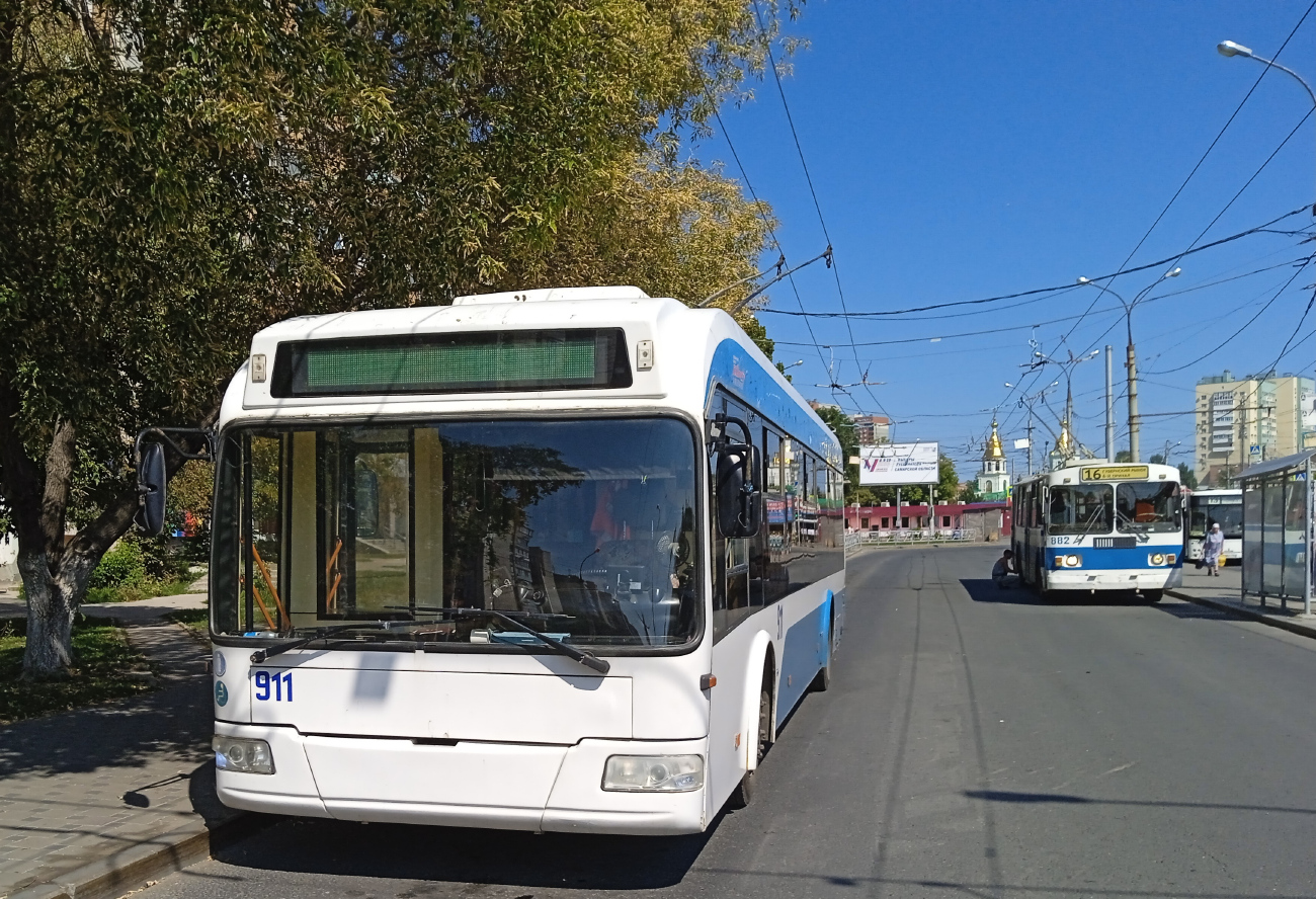 Самара, Stadler 321 № 911; Самара — Конечные станции и кольца (троллейбус)