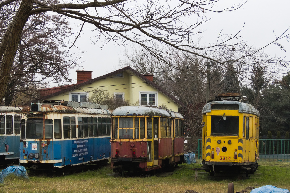 Варшава, MAN T4 № 116; Варшава, Konstal 13N № 193; Варшава, WIwK/GFW K № 2214