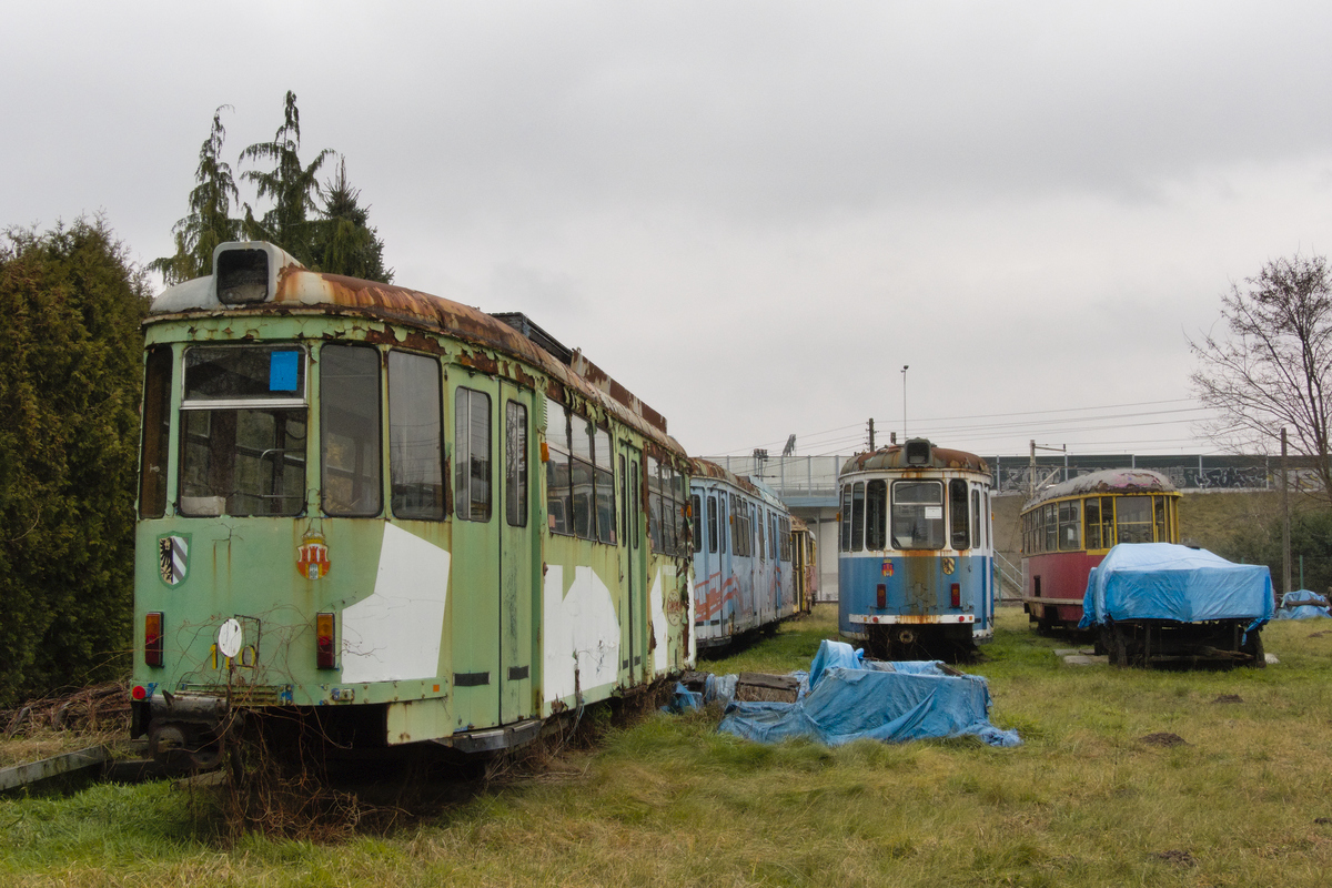 Варшава, MAN T4 № 110; Варшава, MAN GT6 № 185