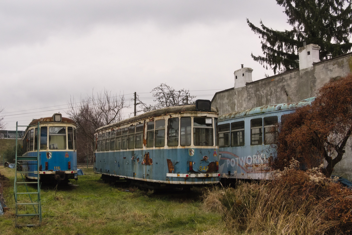 Варшава, MAN T4 № 116; Варшава, MAN B4 № 542