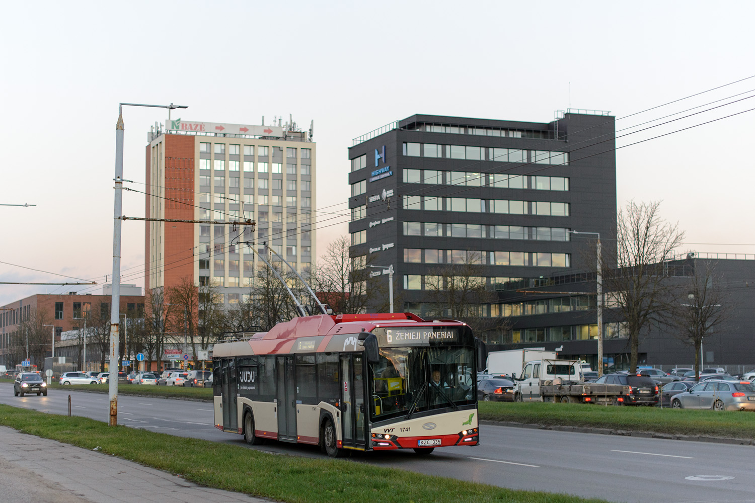 Vilnius, Solaris Trollino IV 12 Škoda # 1741
