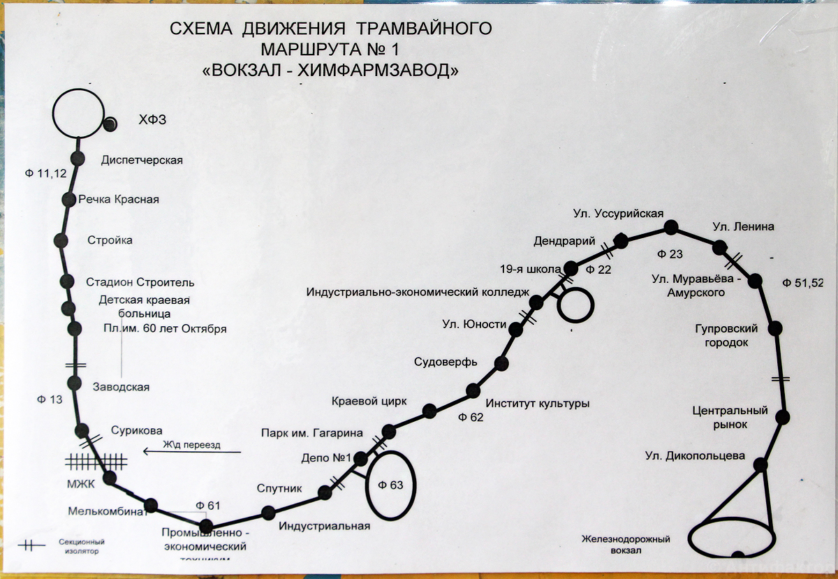 Хабаровск — Схемы